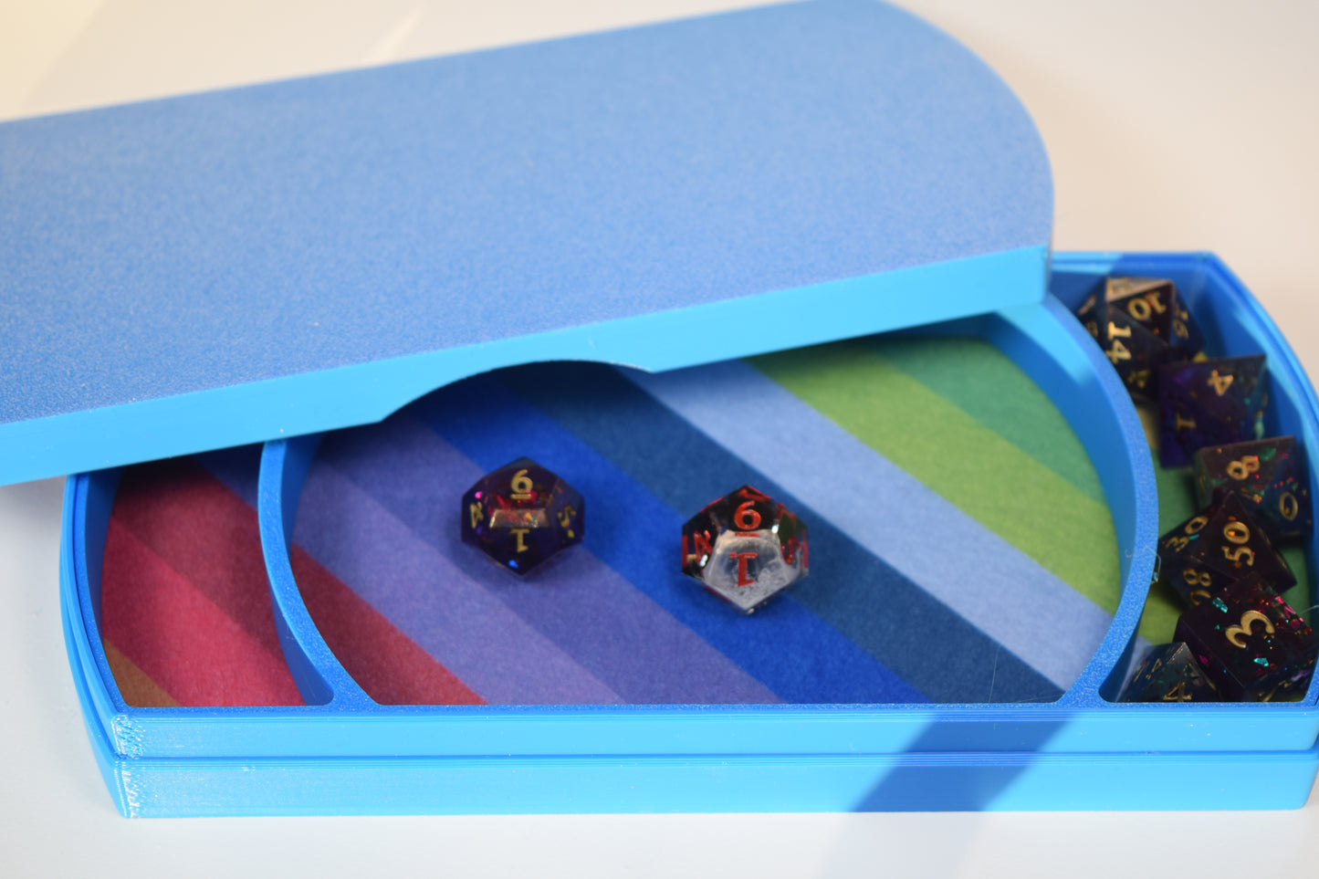 Blue Rolling Tray, No Dice