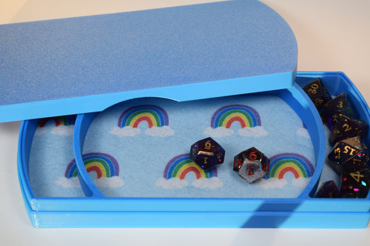 Blue Rolling Tray, No Dice