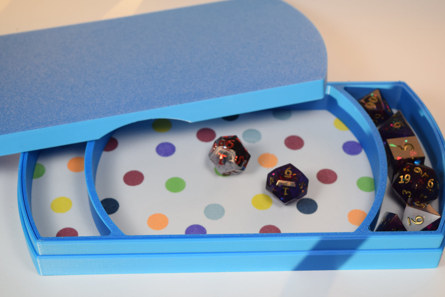Blue Rolling Tray, No Dice