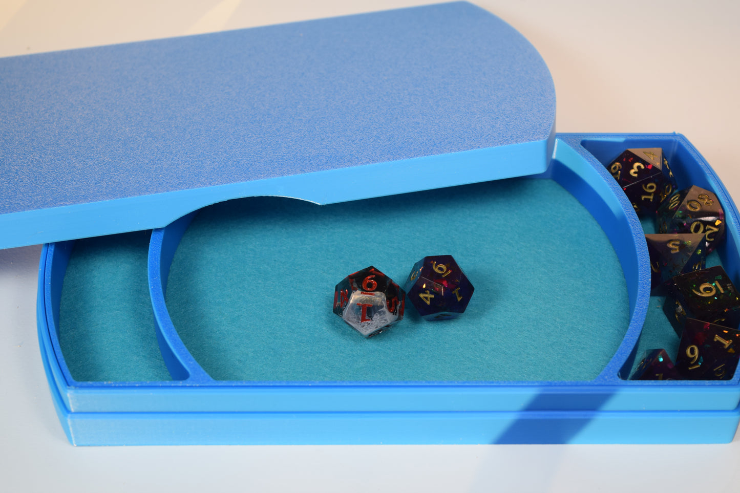 Blue Rolling Tray, No Dice