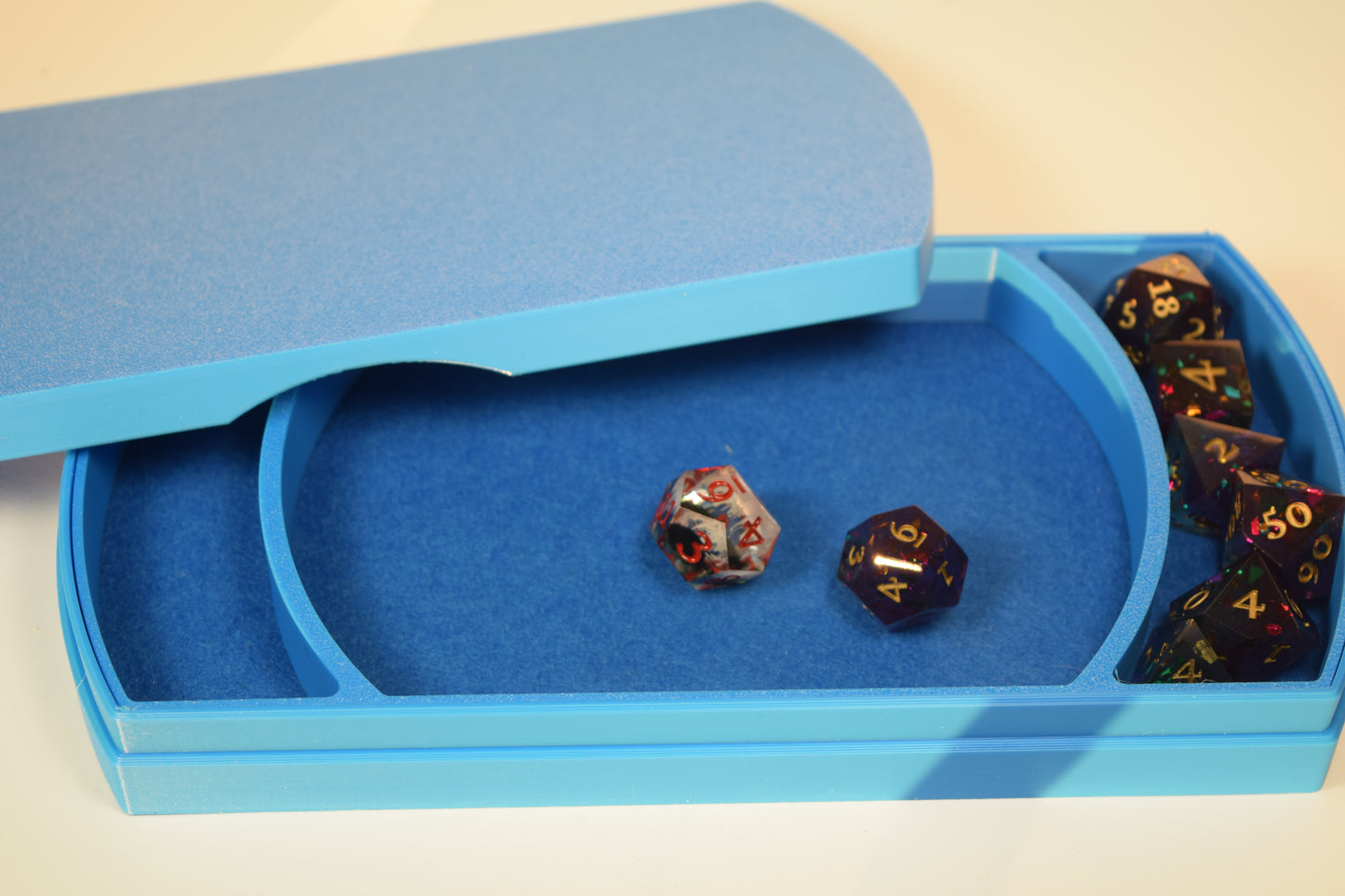 Blue Rolling Tray, No Dice