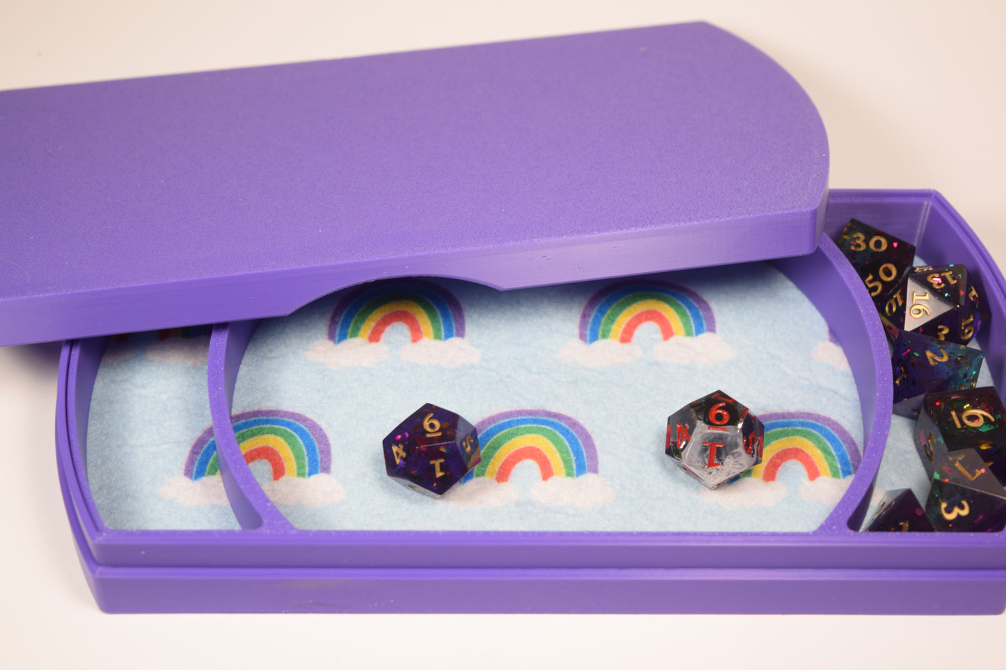 Purple Rolling Tray, No Dice